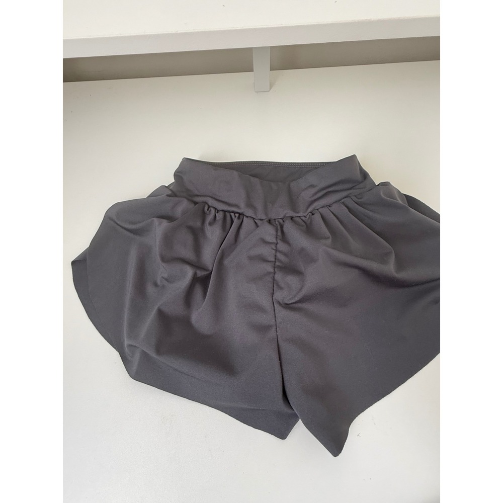 Grayson Mini Girls 4T Gray Athletic Tulip Shorts Elastic Waist Activewear